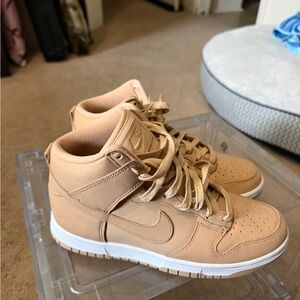 Nike Women's Beige High-Top Sneakers